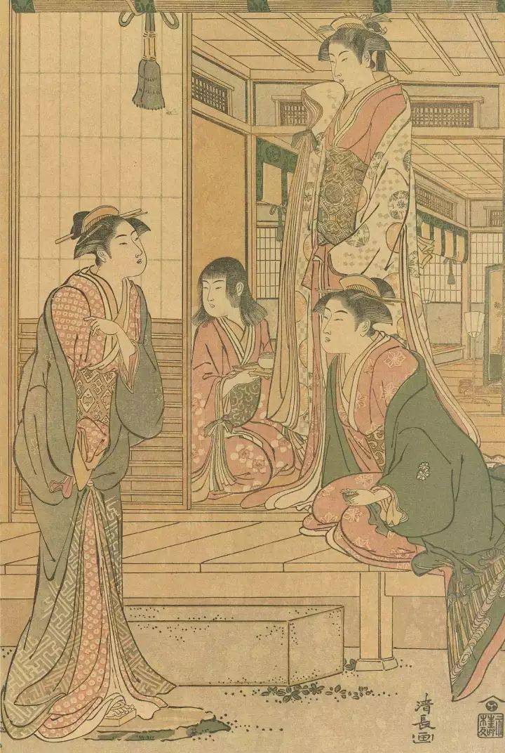 画技法和印刷技术的局限,极其鲜活生动地描绘和记录了江户时期日本的