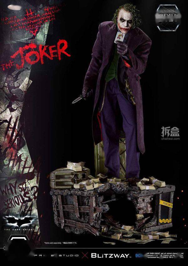 prime1studioxblitzway13joker小丑希斯莱杰版胸像