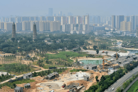 双塔公园建成啥样?记者带你抢先看_太原