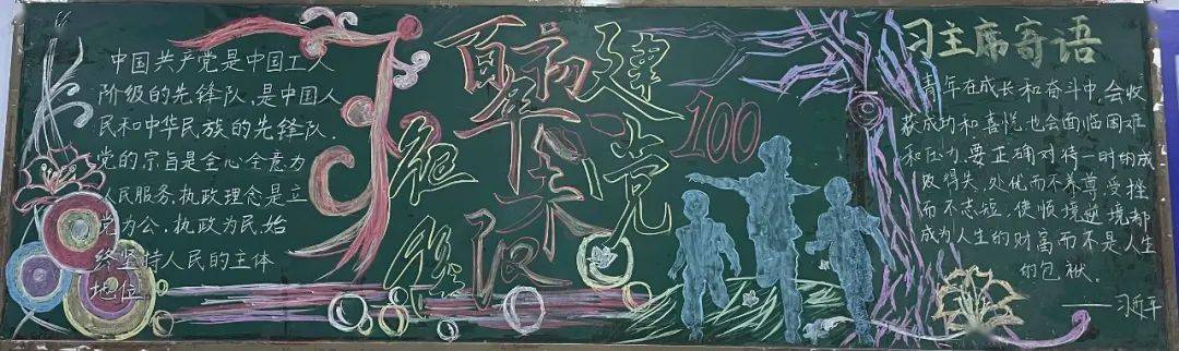 衡水一中高三4部举行"扬帆逐梦迎七一,不忘初心颂党恩"主题板报评比