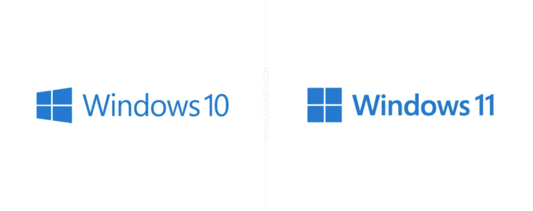 微软研发了全新的windows 11,发布了转了个头的新logo.