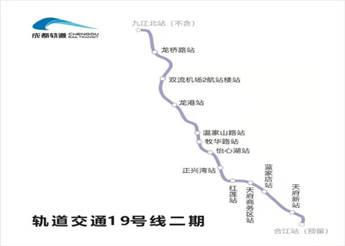 连接双机场成都地铁19号线沿线楼盘抢先看