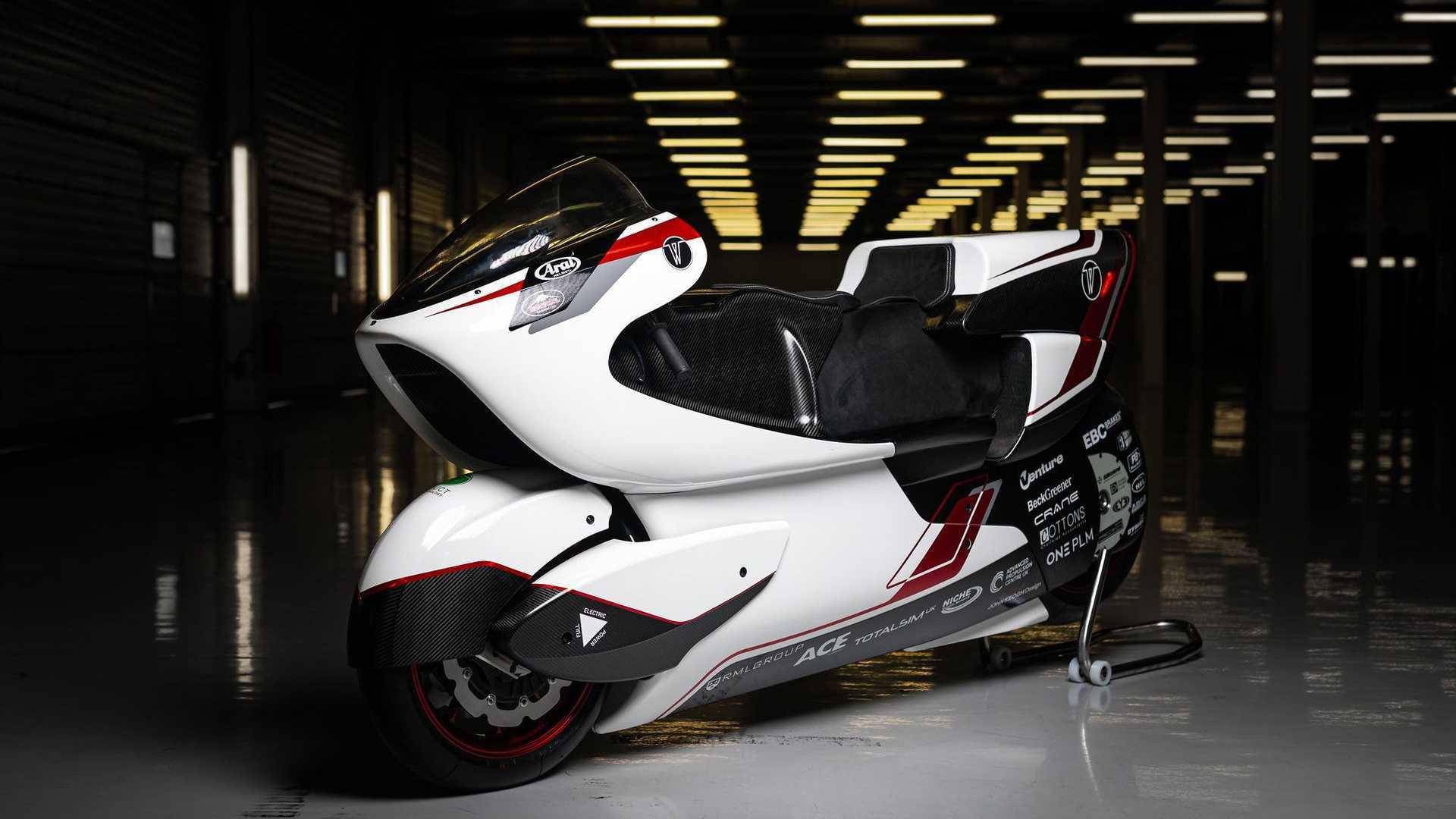 whitemotorcycleconcpets在银石推出竞速电动摩托车wmc250ev