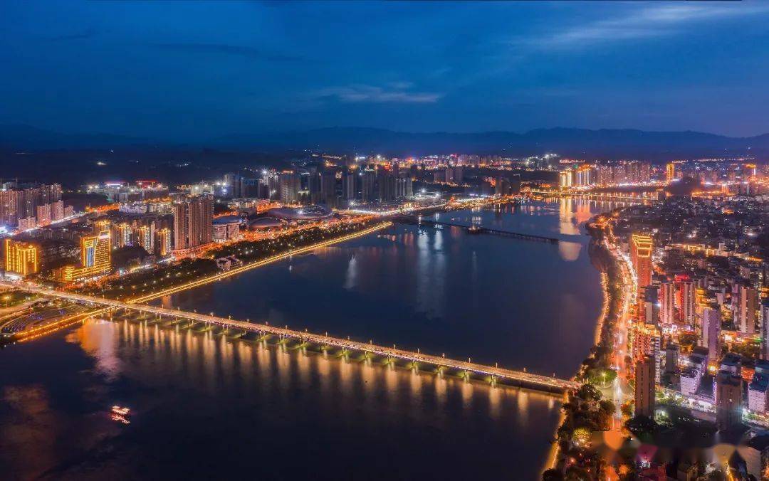 于都夜景,如此惊艳!