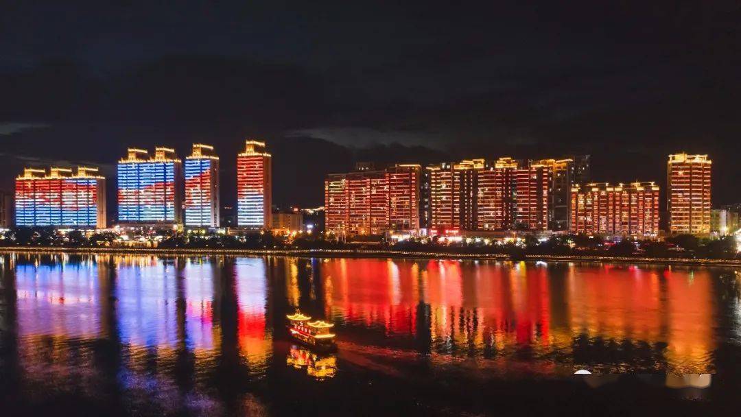 于都夜景,如此惊艳!