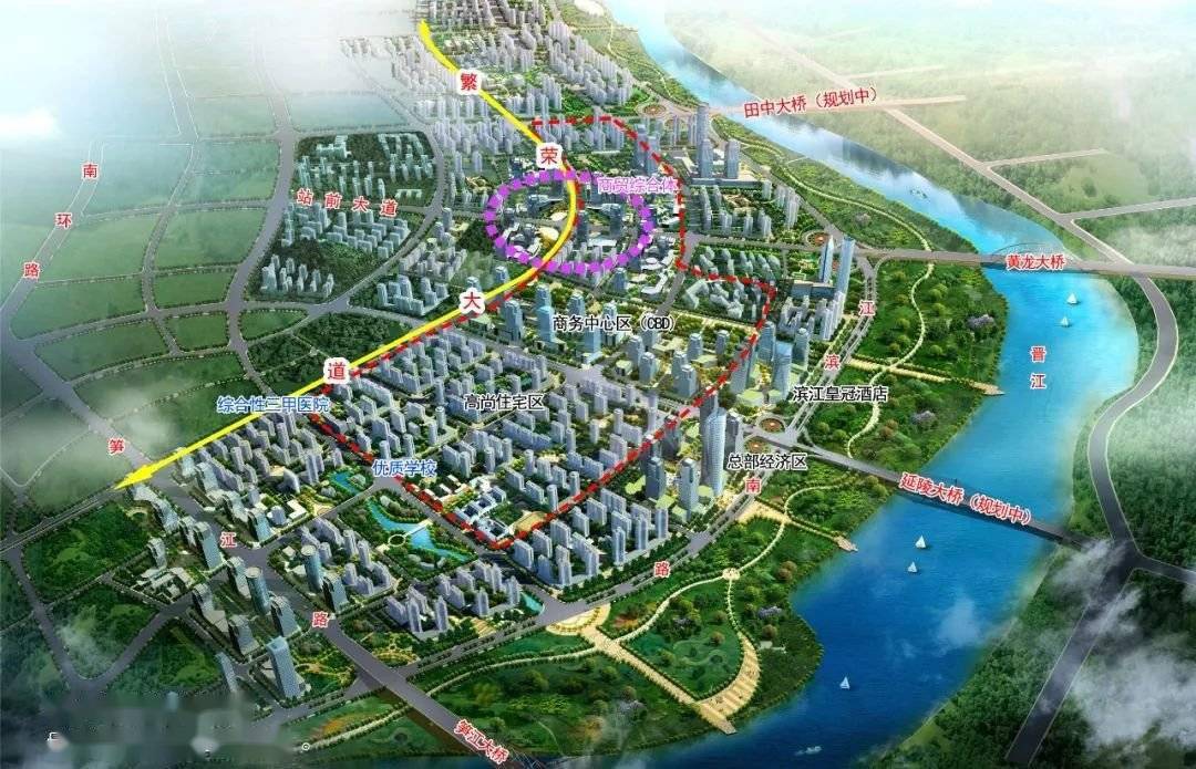 江南新区最新效果图(图源:鲤城微事)