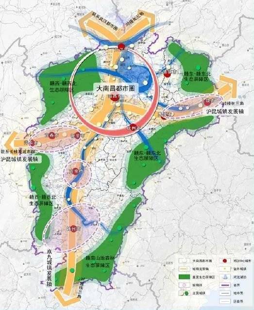 江西省国土空间总体规划出炉!未来10年赣州发展.