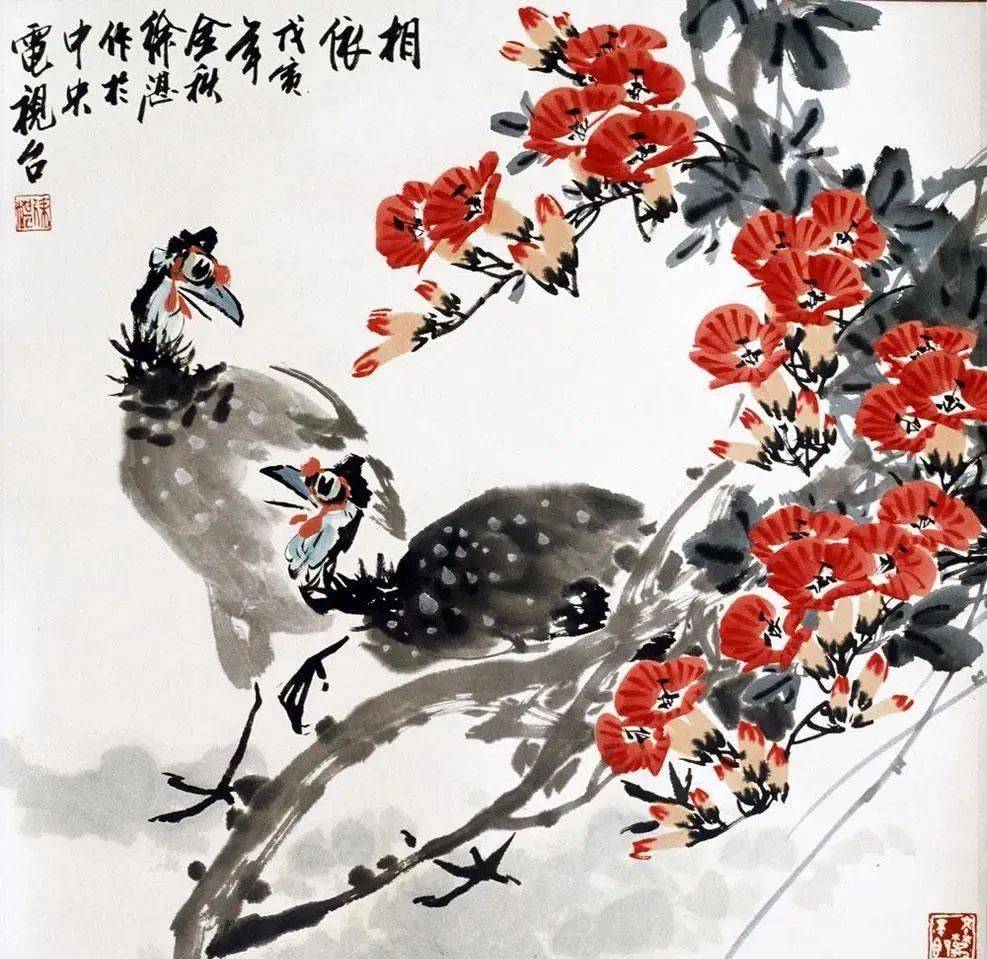 徐湛老师 36幅 高清花鸟作品,收藏了!