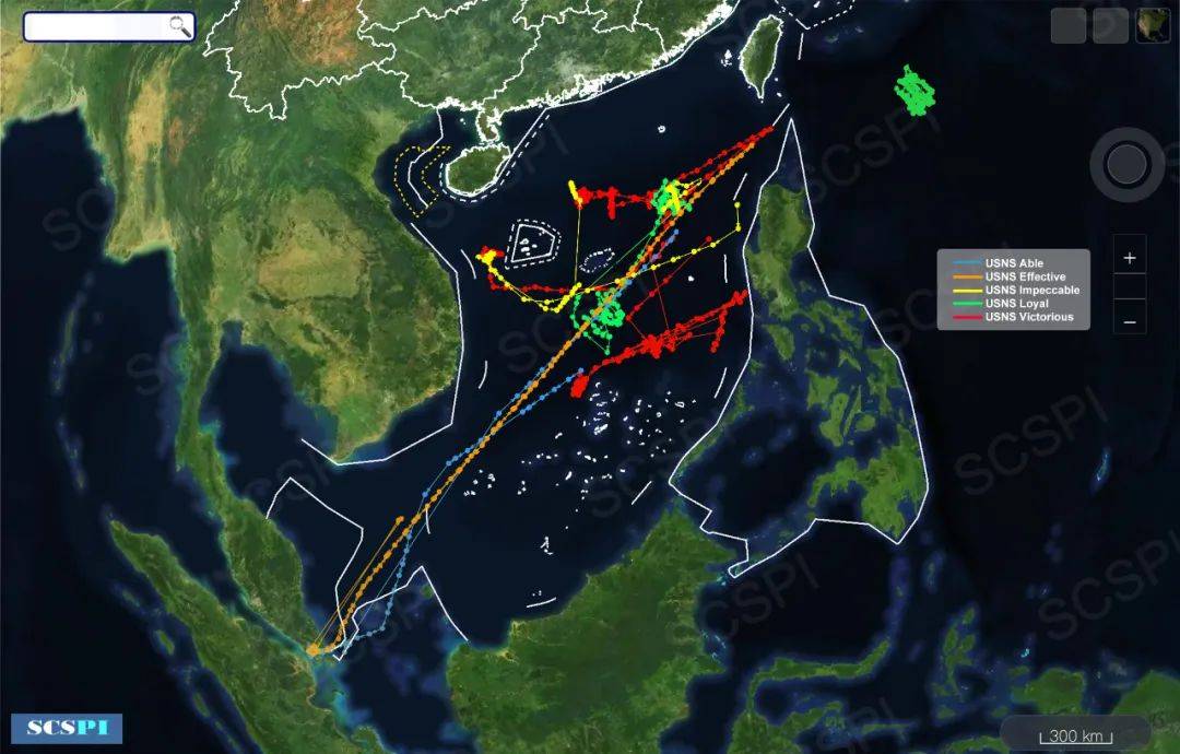 南海战略态势感知:美军海洋监视船对华海上抵近侦察概况