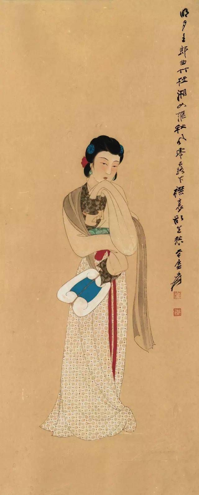 清人 仿周文矩仕女图