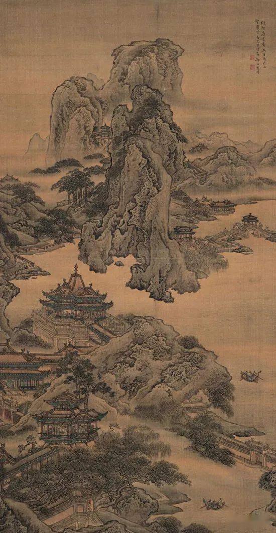 【名品视界】清代画家袁江,袁耀的界画山水欣赏(三)