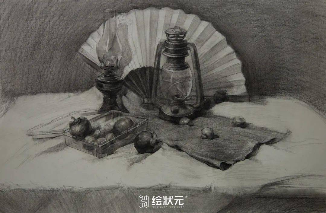 从零基础到有画面感:每一张静物素描都是同学们的倾心