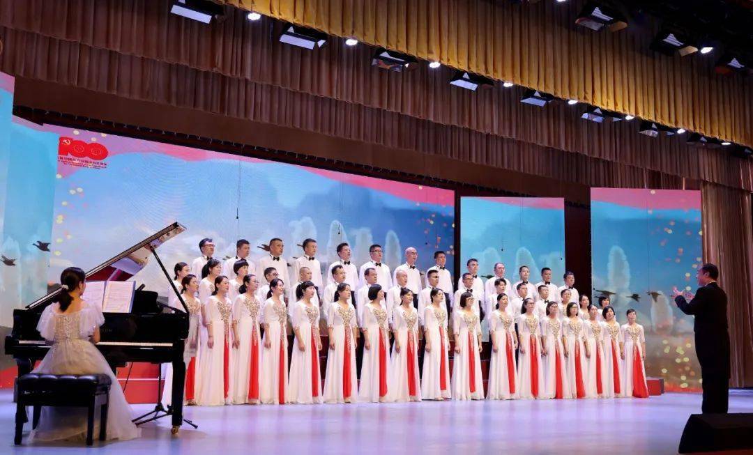 龙港市庆祝中国共产党成立100周年爱国歌曲大合唱举行