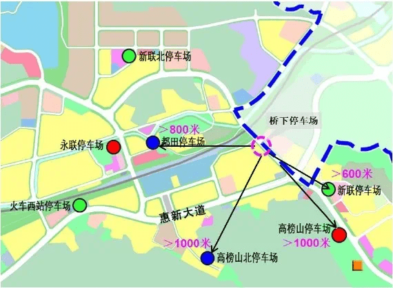 惠城将新增11处桥下停车场!具体地点公布_规划