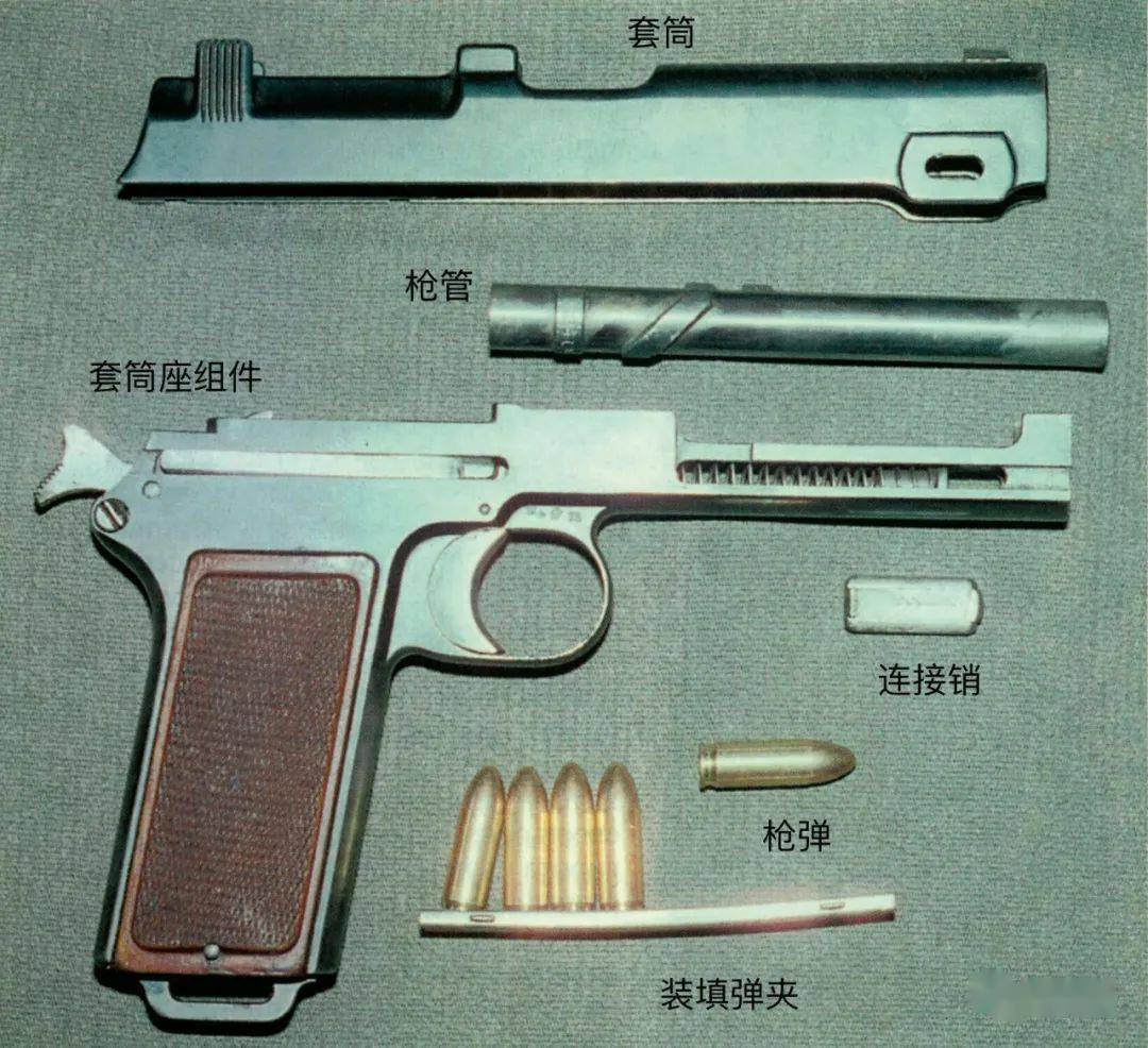 曾经辉煌的一代名枪因弹药特殊败给m1911奥地利斯太尔m1912手枪