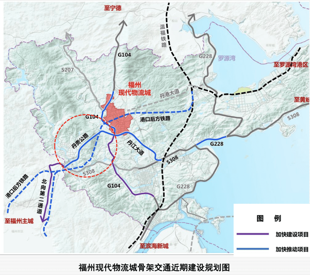 重磅连江贵安将新建97公里道路途经现代物流城