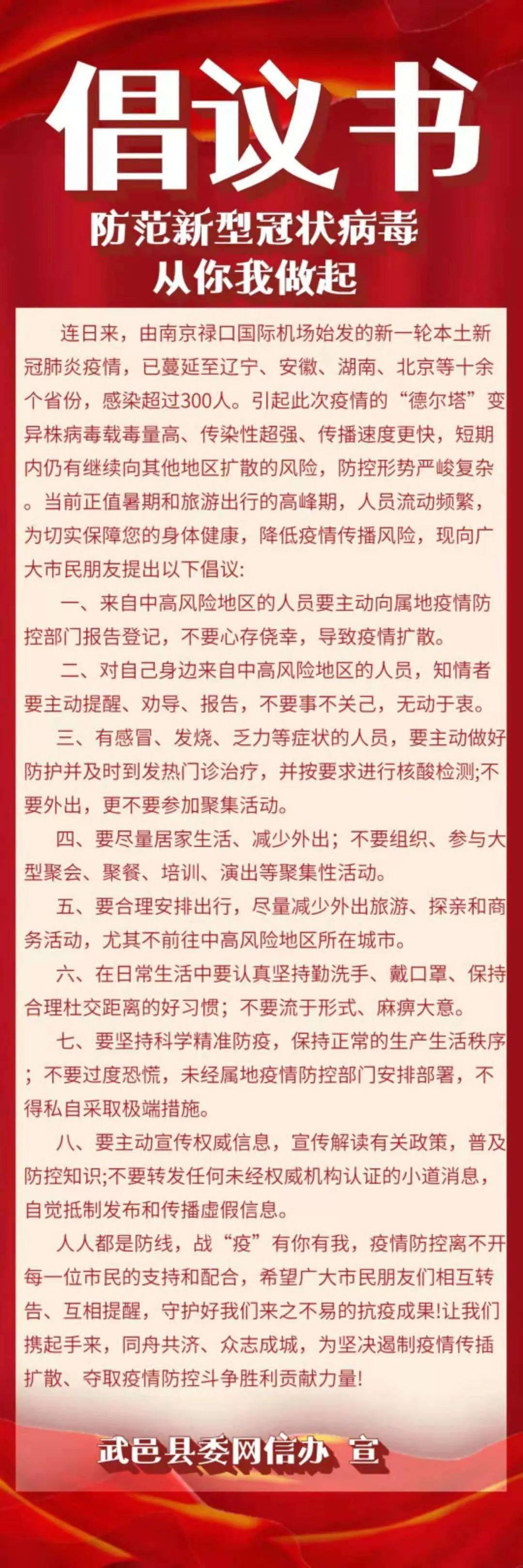 武邑住建|@武邑人,这份倡议书,我倡议,我接力!