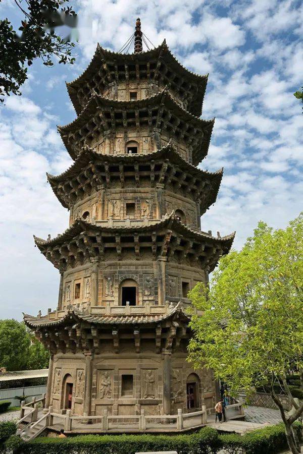 东塔 " 镇国塔",始建于唐代