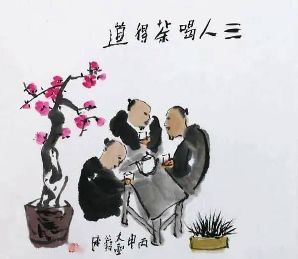 国画小品:梅雪烹茶,雅趣妙生!