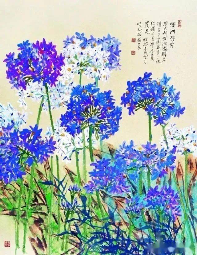 著名画家郭怡宗先生花卉作品欣赏