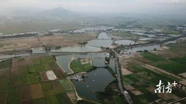 陆丰这个镇,正在加紧建设河岸边的码头公园和滨湖栈道