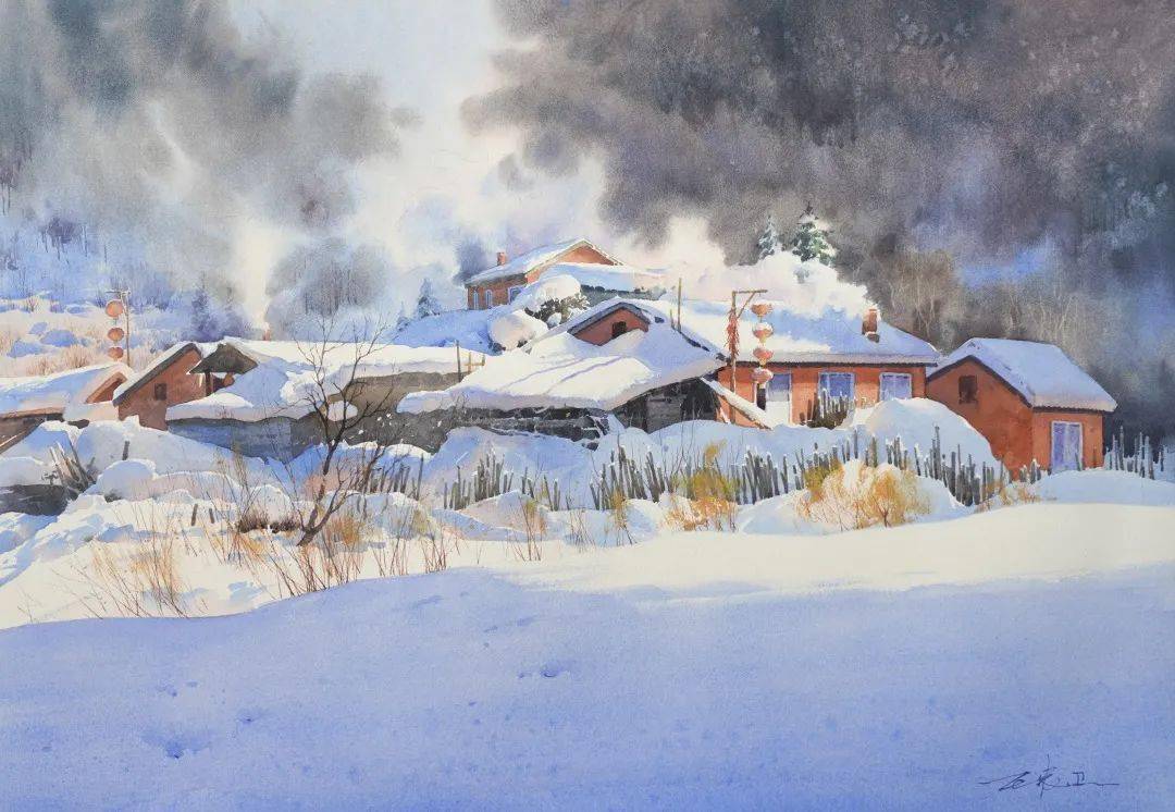 最美的风景在画里,更在作画人心里,想要完美表现水彩作品,纸张的选择
