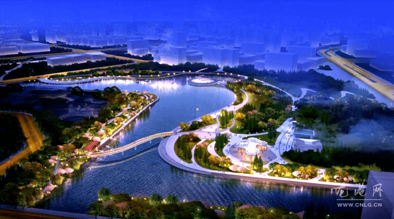 日前,龙港新城投资2亿元的月湖翠湖提升工程正在不断推进中.