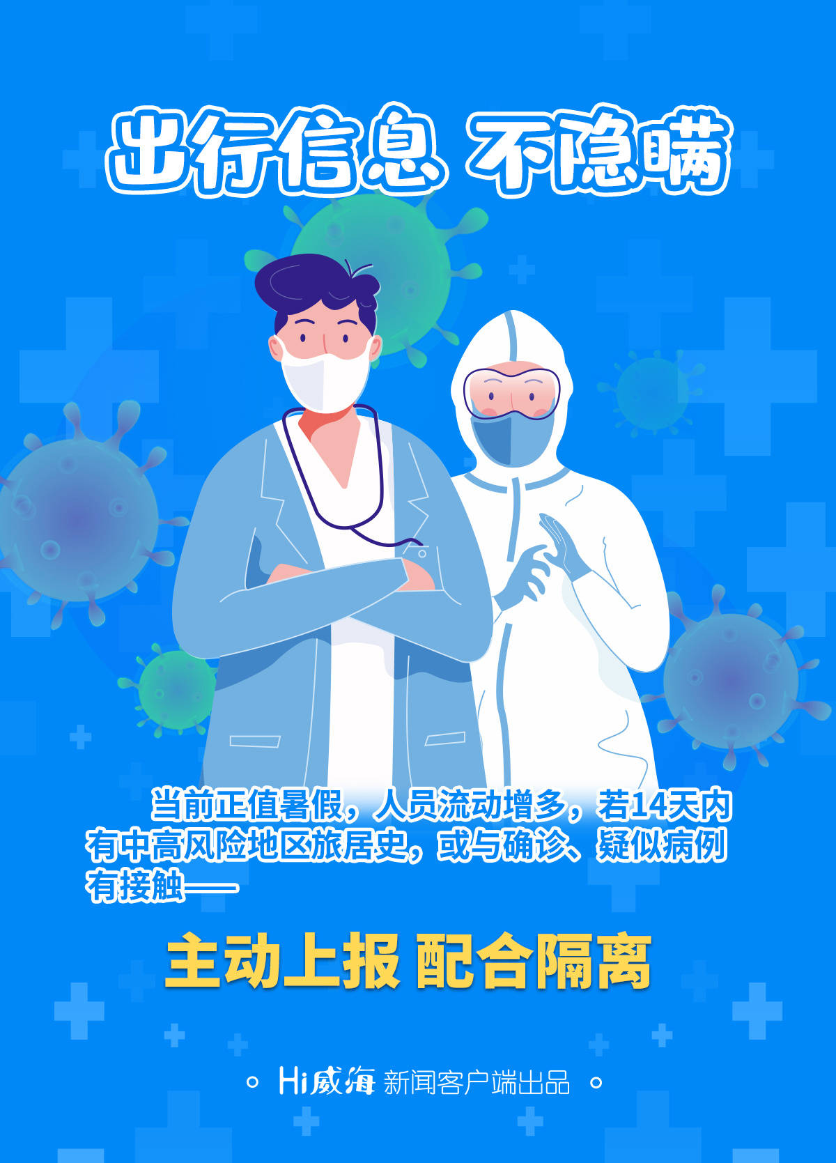 海报 疫情防控,人人有责!不做疫情防控"局外人"