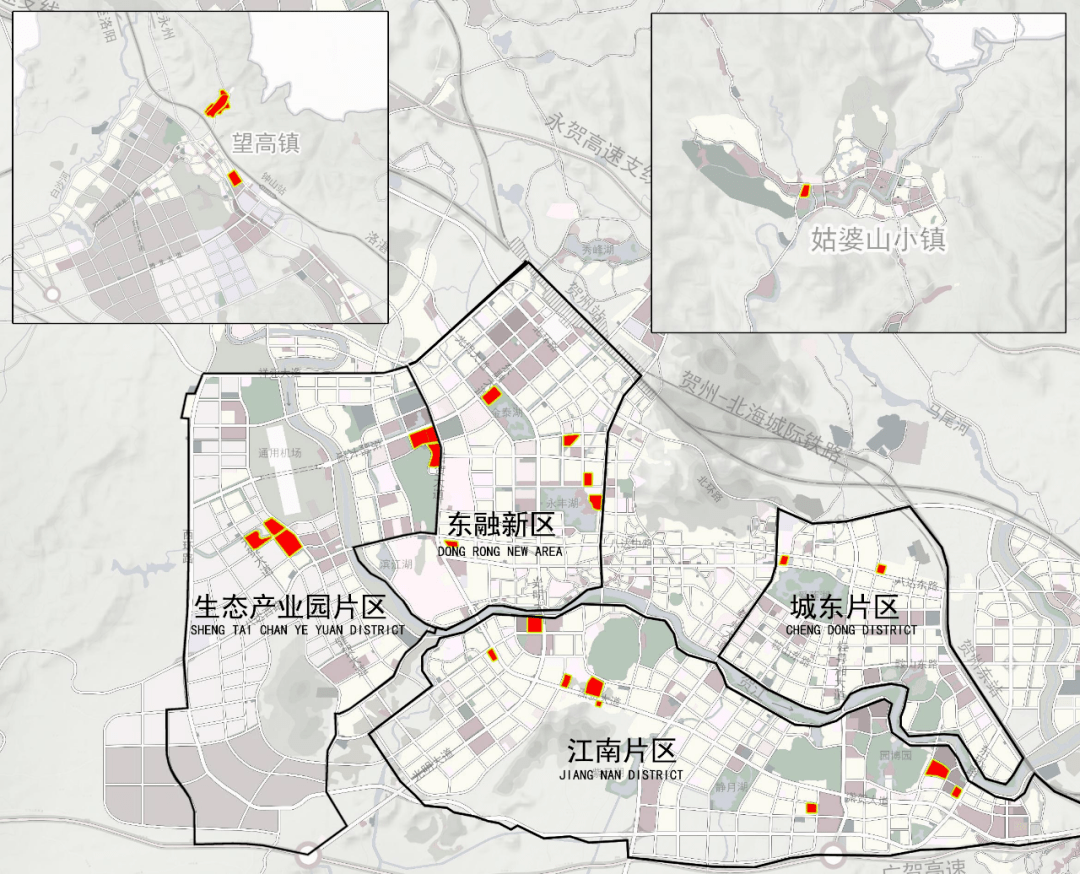 重磅!贺州推出27个黄金地块,分布在城东,东融新区,江南片区