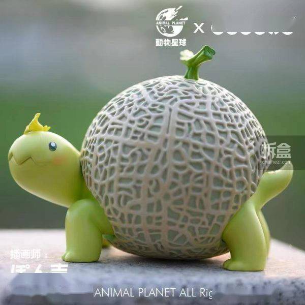 动物星球dodowo果物精灵哈密瓜龟蔬菜动物手办正版授权