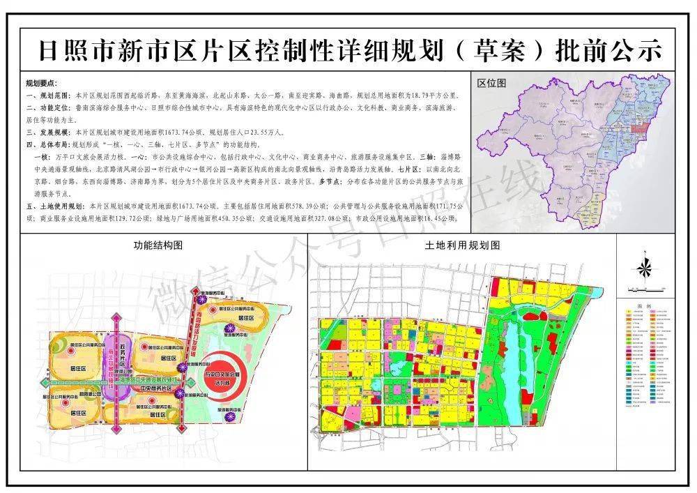 最新详细规划出炉涉及日照10大片区