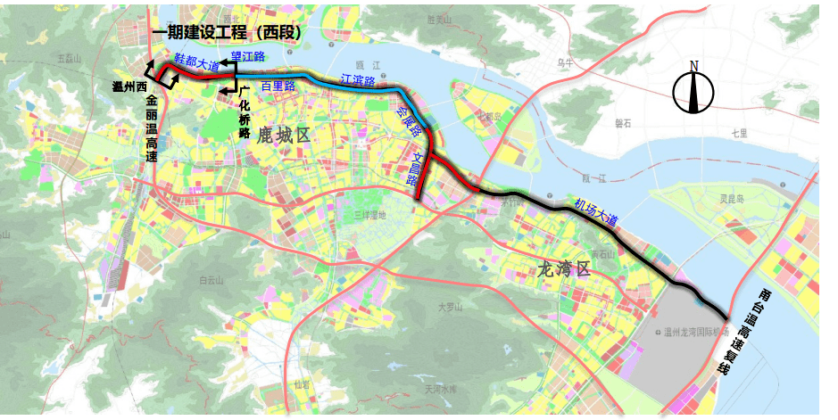 最新!沿江快速路一期(西段)预计将于今年11月底动工