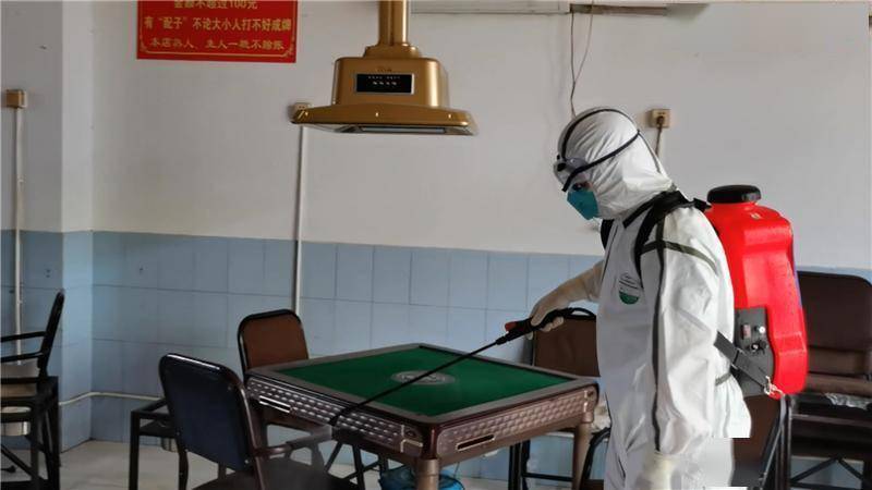 视频丨江苏扬州涉疫棋牌室开展全方位消杀