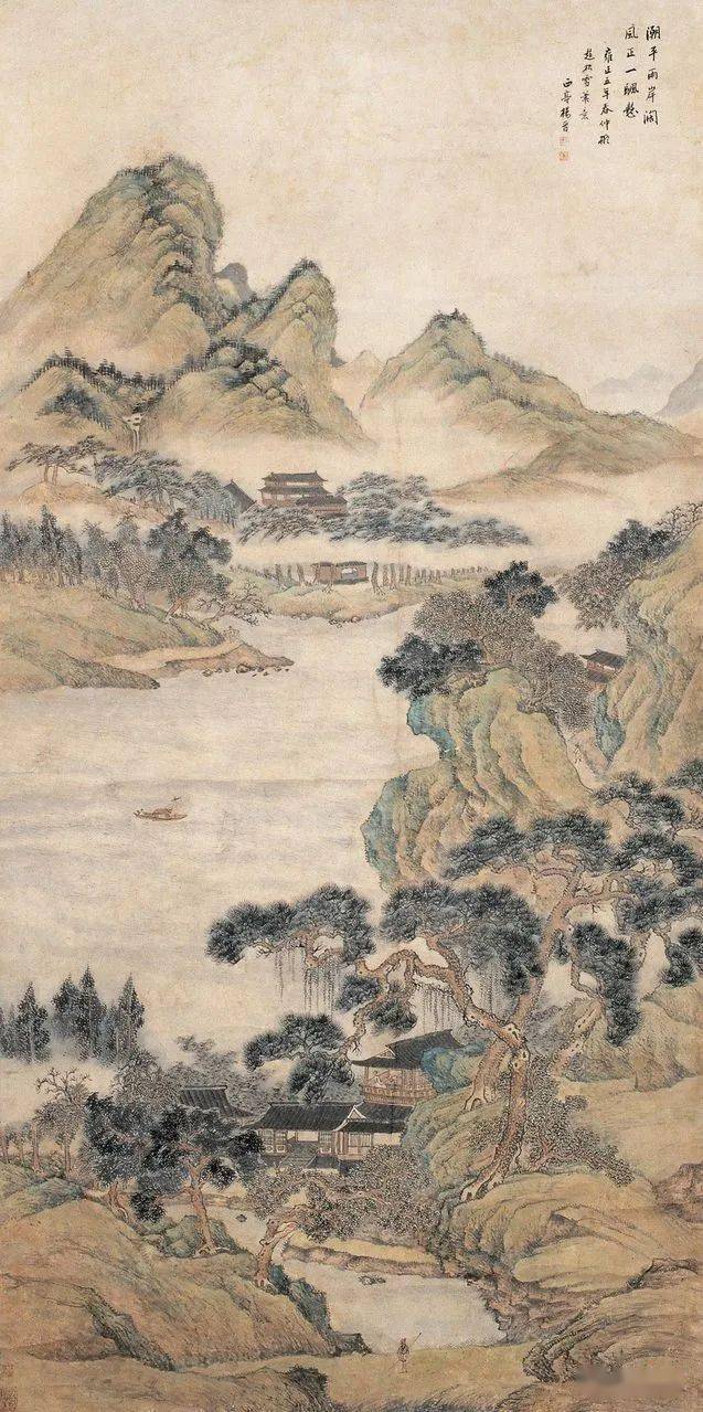 【名品视界】清代宫廷画家.杨晋的山水画欣赏