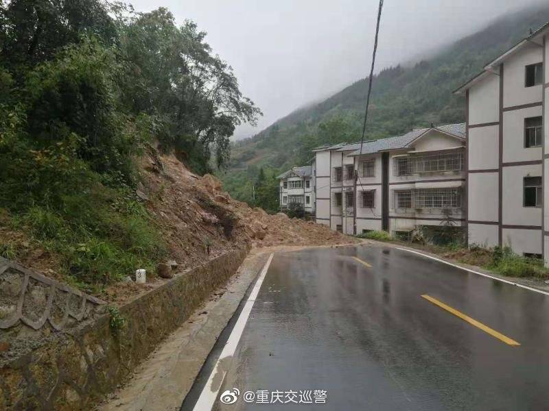 巫山和奉节这些路段受降雨影响无法通行_吐祥镇