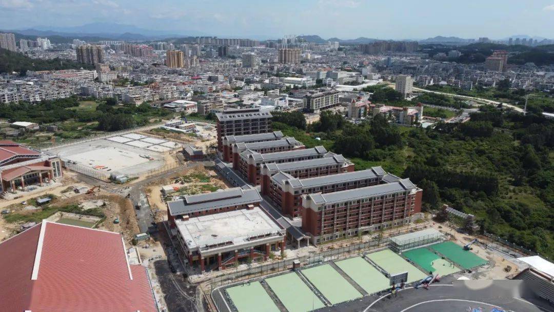 颜值爆表东山一中新校区来了