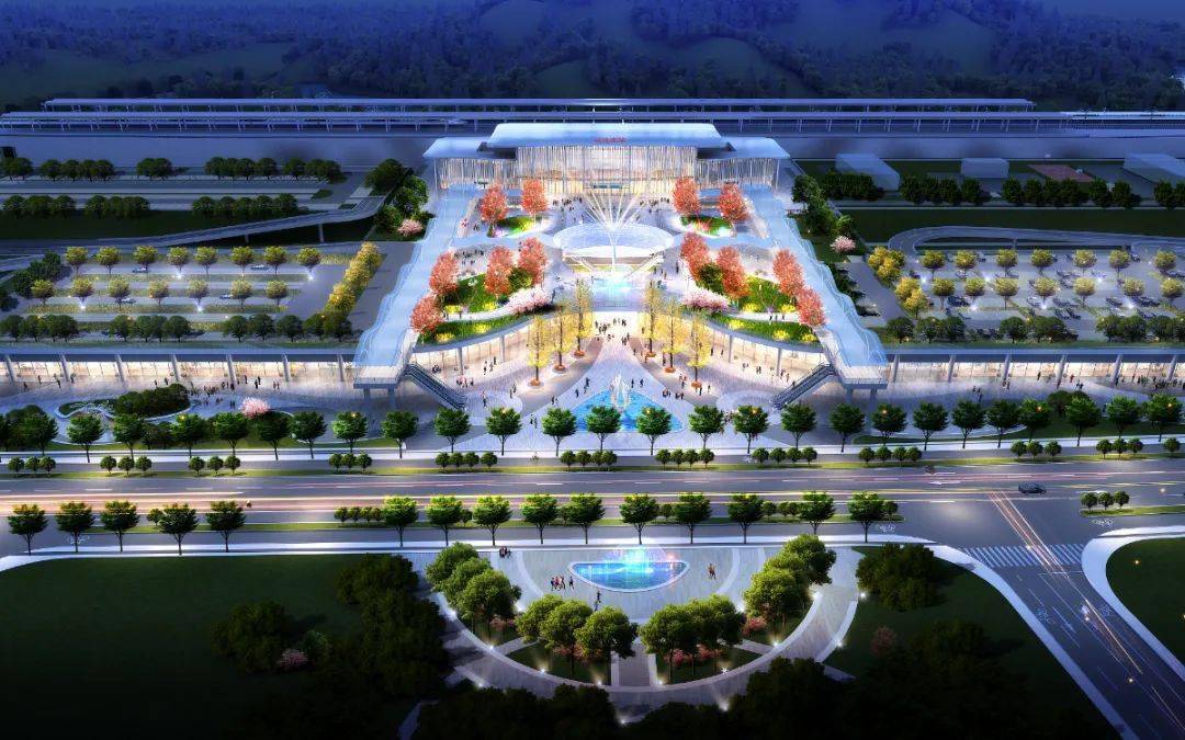 建德第二个高铁站来啦杭衢铁路建德南站站前广场正式开工