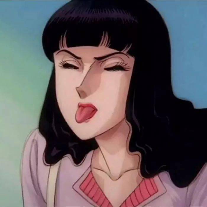 经典有年代感的旧动漫女生头像