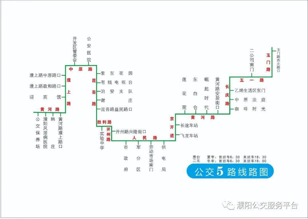 赶紧收藏濮阳公交最新线路图总览2021年9月版