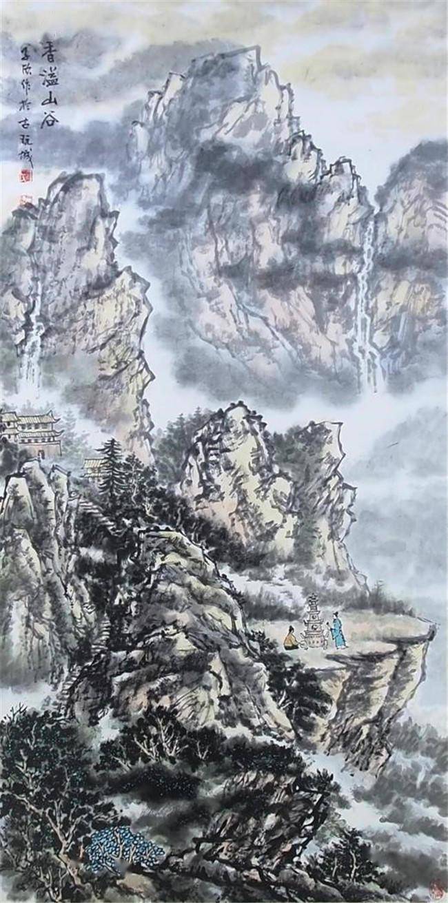 作品名:丹香溢山谷                    简述:集天地之灵气,取日月之