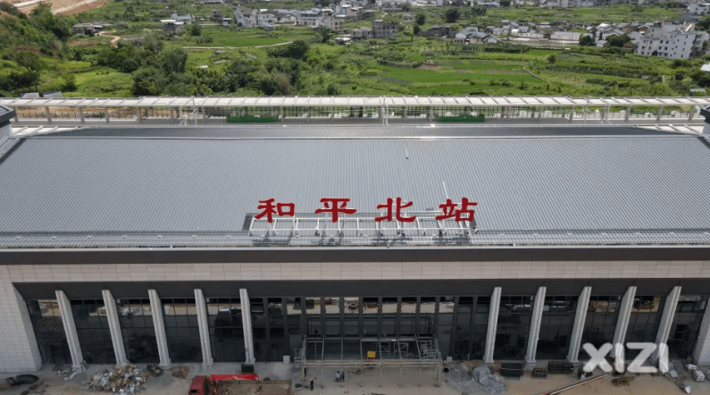 赣深高速铁路南下入粤第一站,位于广东省河源市和平县阳明镇境内.