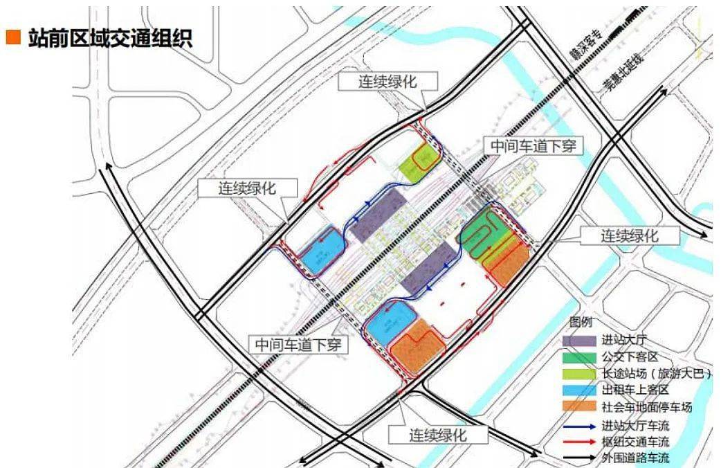 惠州北站:高铁,地铁,城轨,三站合一,类似深圳北站