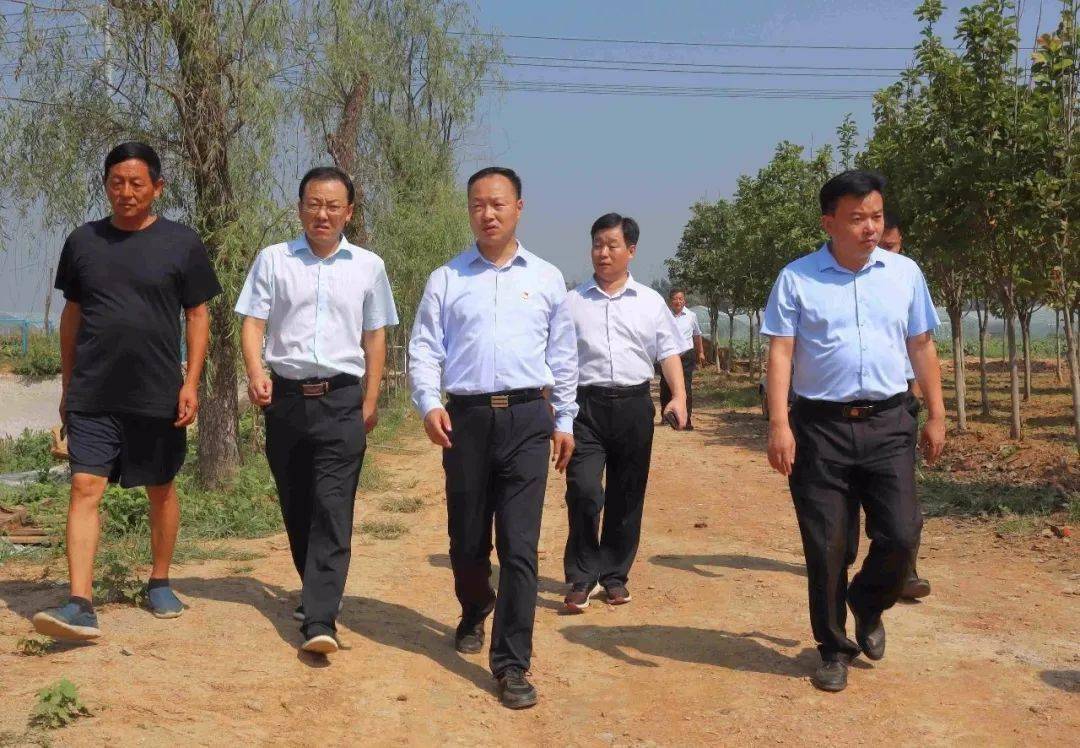县委书记王景育到冢头镇调研特色农业产业发展情况