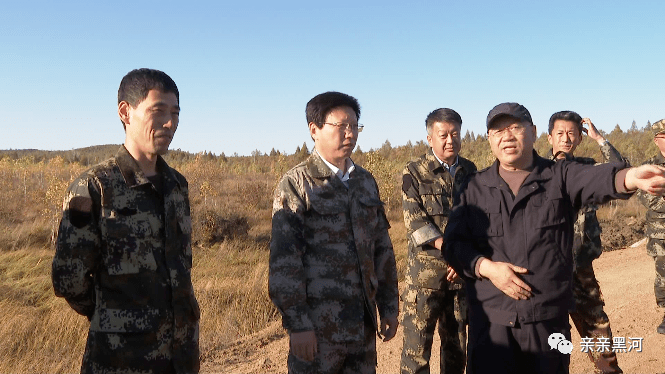 市委副书记代市长王玉升检查调研秋季森林防火慰问一线职工和靠前驻防