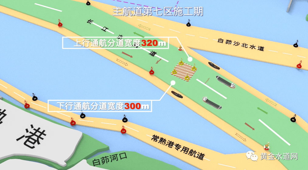 【调整】请注意,海太过江通道水上勘察施工第7分区即将开工!