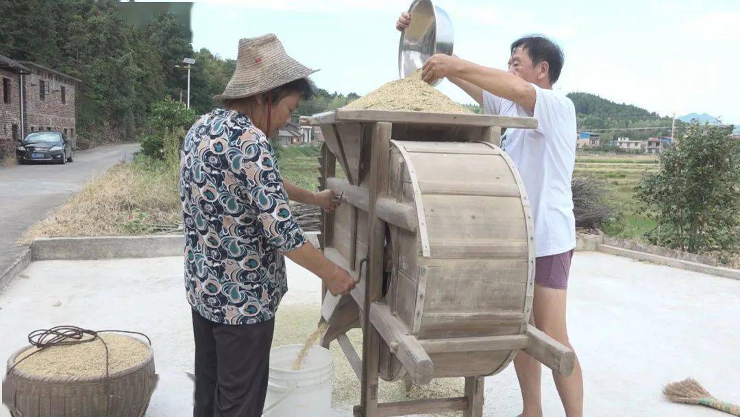 农民丰收节丨那些记忆中的收粮"老物件"_风车