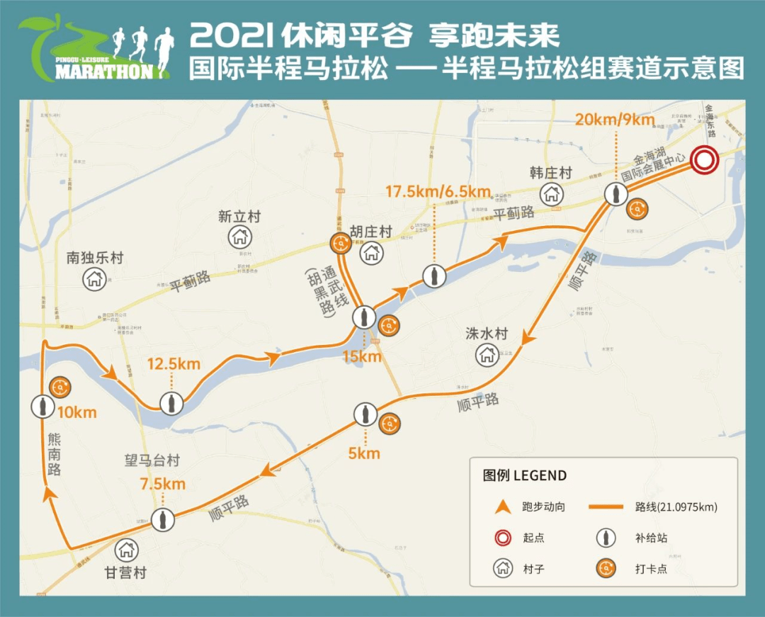 起点(金海东路)-平蓟路-顺平路-洙水村(顺平路)-通武线g230胡黑路-泃