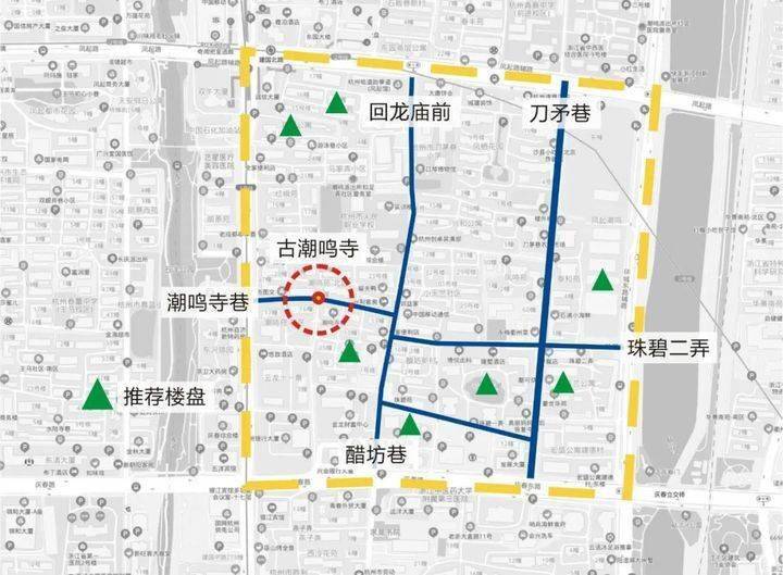 建国北路板块刀茅巷尾听潮鸣