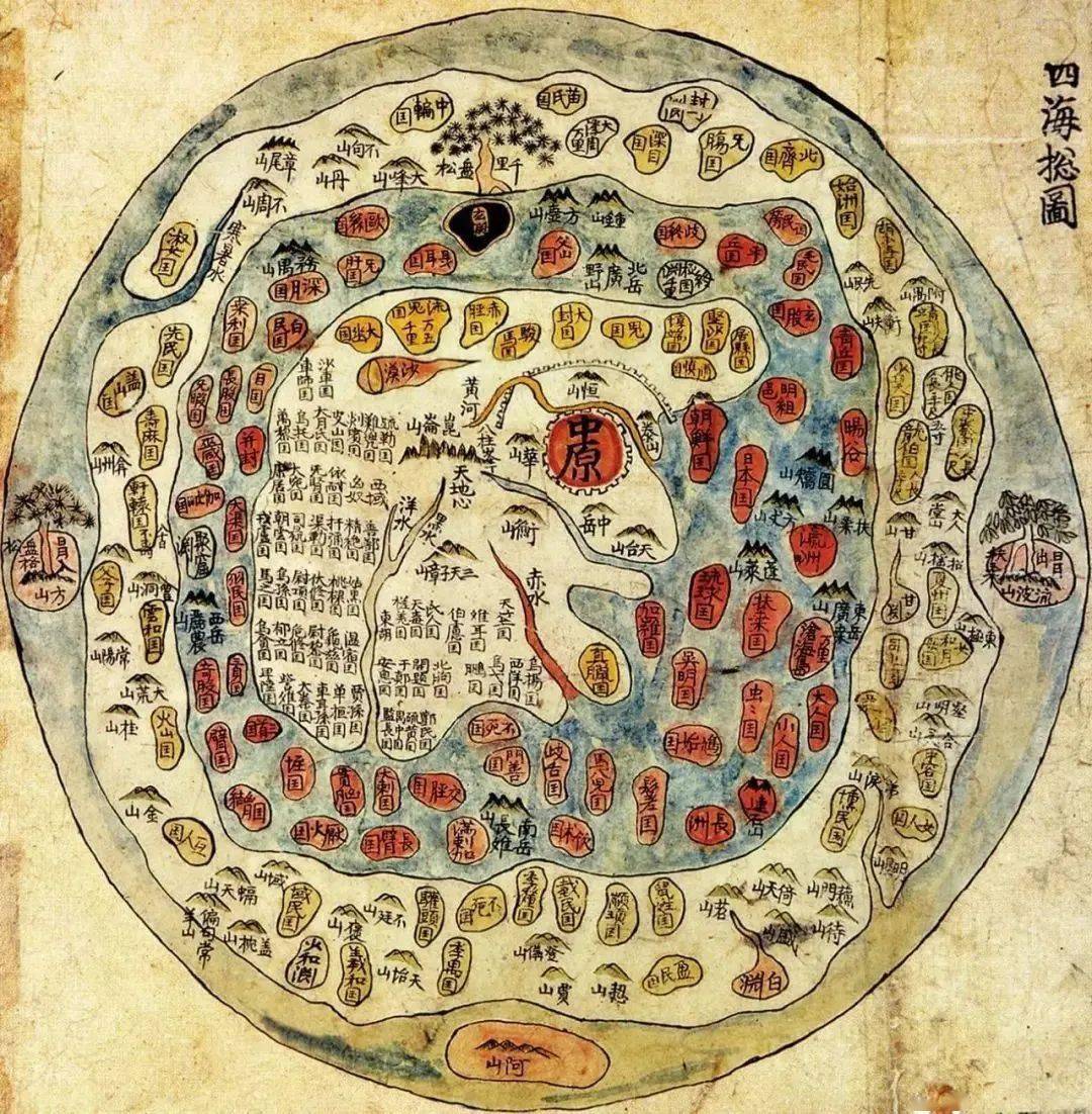 航海文化之——中国古海图_地图
