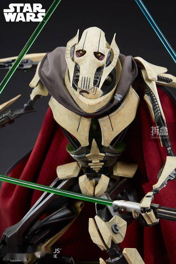 sideshow星球大战generalgrievous格里弗斯将军雕像